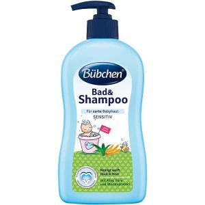 Gel de duș și șampon 2 în 1 cu aloe vera Bad & Shampoo, Bübchen, 400ml