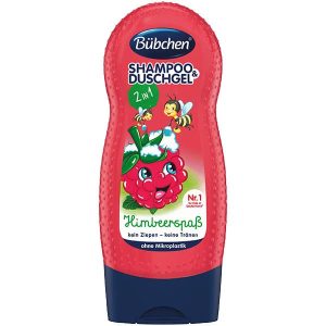 Şampon și gel de duș 2 în 1 Himbeerspaß, Bübchen, 230ml