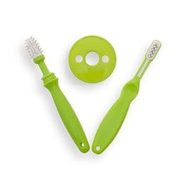 Set de igienă dentară pentru copii, verde Baby Bruin